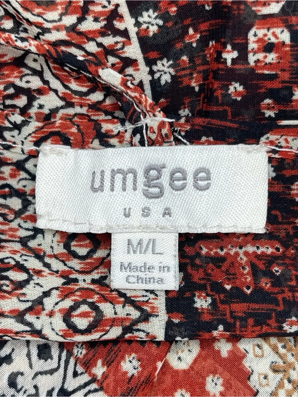 Umgee boho patchwork